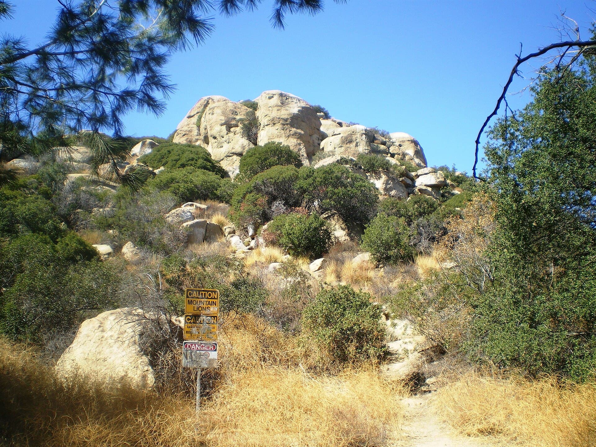 Sandstone outcroppings at Stoney Point Park in Chatsworth